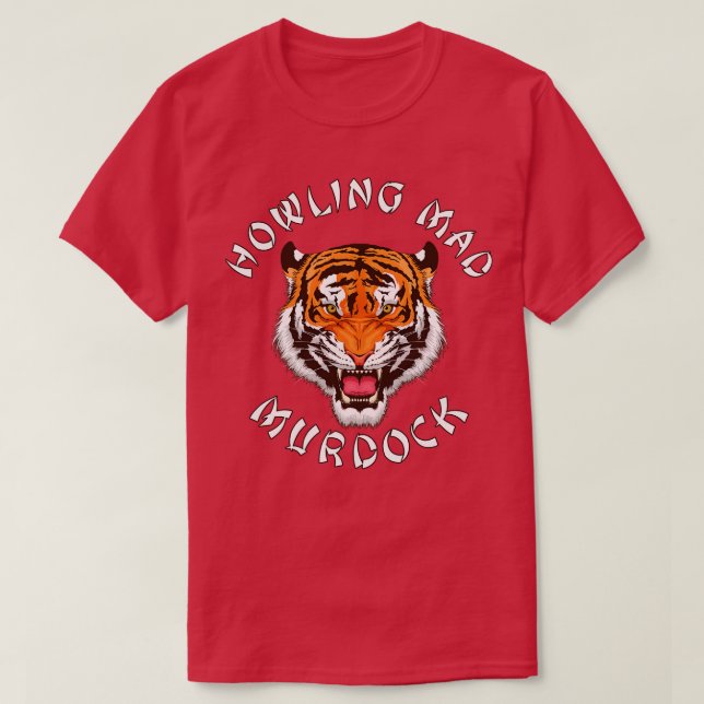 T-shirt Une Équipe Qui Exerce Mad Murdock Tiger (Design devant)