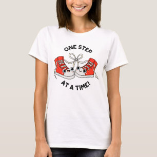 T-shirt Une Étape À La Fois Drôle Basket Pun