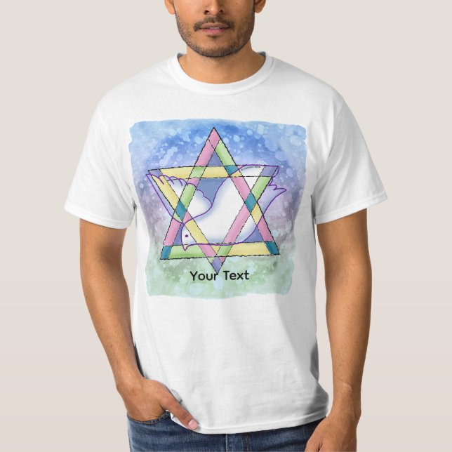 T-shirt Une étoile de David (Devant)