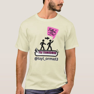 T-SHIRT UNE ÉTOILE EST NÉE INFLUENCEUR MEDIA BEIGE ROSE UN