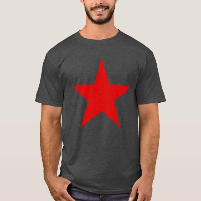 T-shirt Une Étoile Rouge De L'Anarchie (Devant)