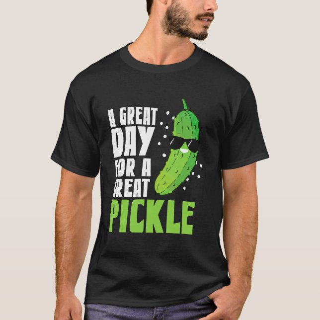 T-shirt Une excellente journée pour un grand concombre de  (Devant)