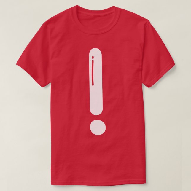 T-shirt une exclamation (Design devant)