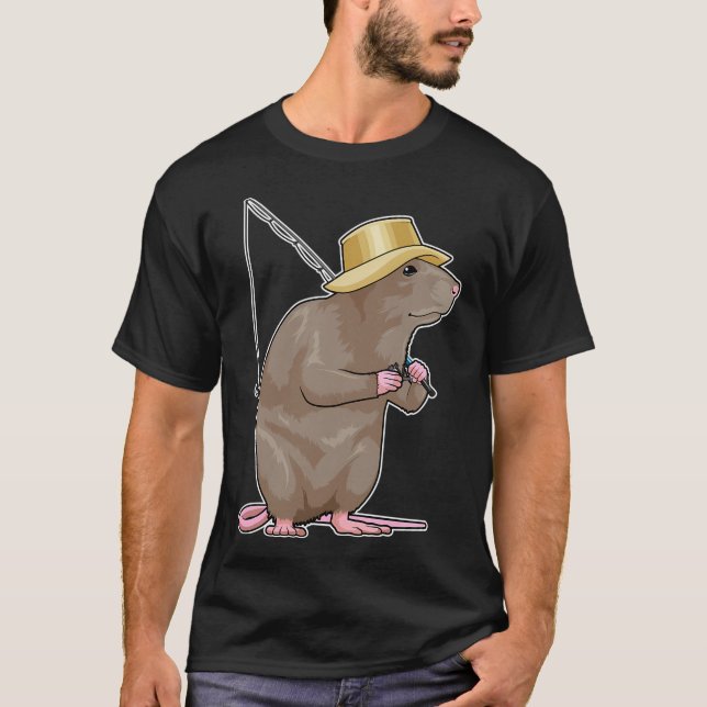 T-shirt Une excursion de pêche d'une renarde (Devant)