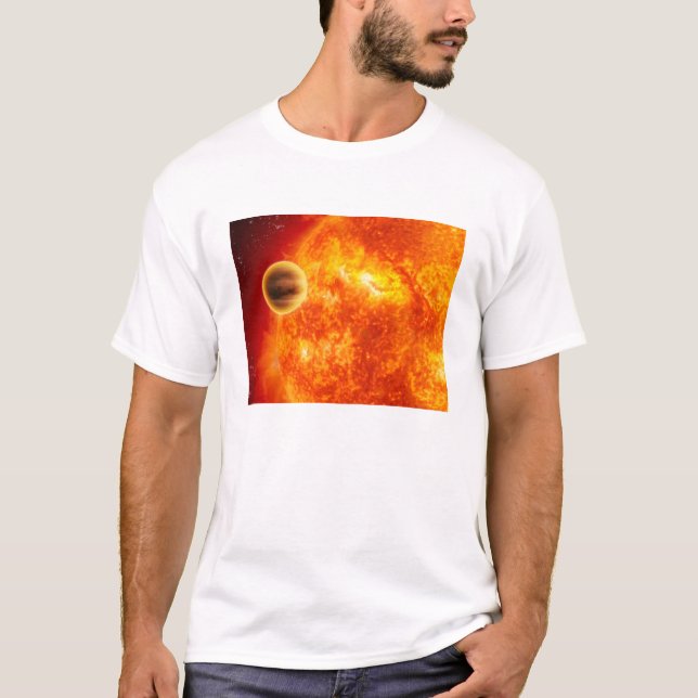 T-shirt Une exoplanète géante du gaz (Devant)