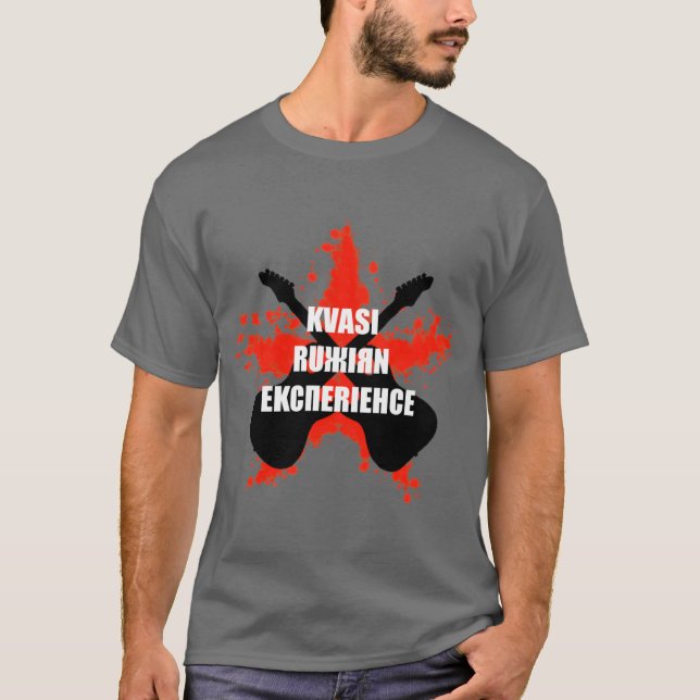 T-shirt Une expérience russe quasi (Devant)