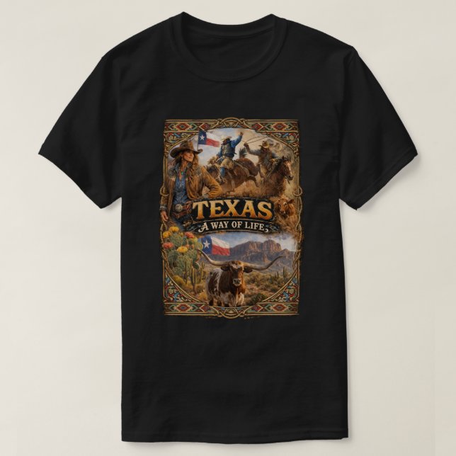 T-shirt Une façon de vivre (Design devant)