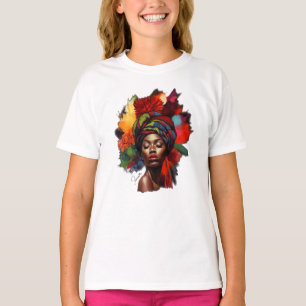 T-shirt Une femme afro-américaine capable