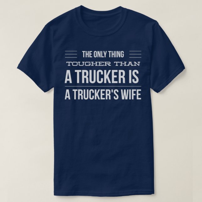 T-shirt Une femme camionneuse (Design devant)