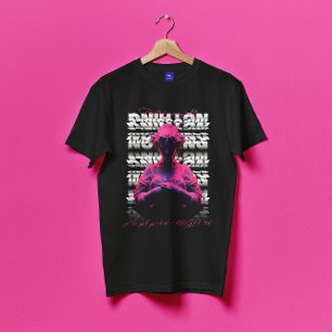 T-shirt Une femme dans une statue de robe vêtement de rue 