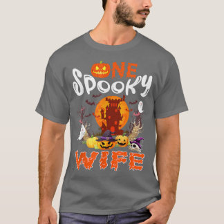 T-shirt Une Femme Éffrayante Halloween Costume Couple Boo 
