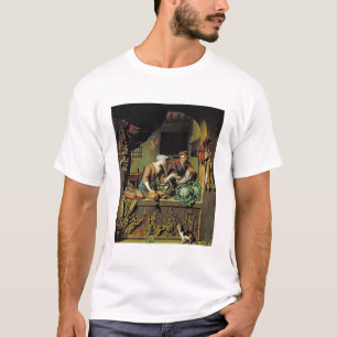 T-shirt Une femme et un marchand ambulant de poissons,