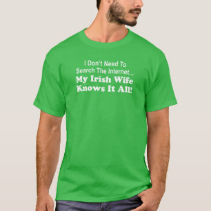 T-shirt Une Femme Irlandaise Sait Tout