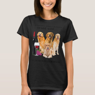 T-shirt Une Femme Ne Peut Survivre Seul Au Vin Golden Retr