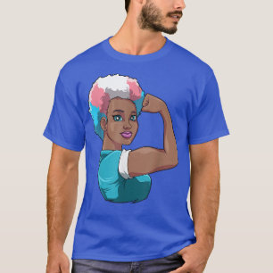 T-shirt Une femme noire forte Fierté transgenre Histoire n