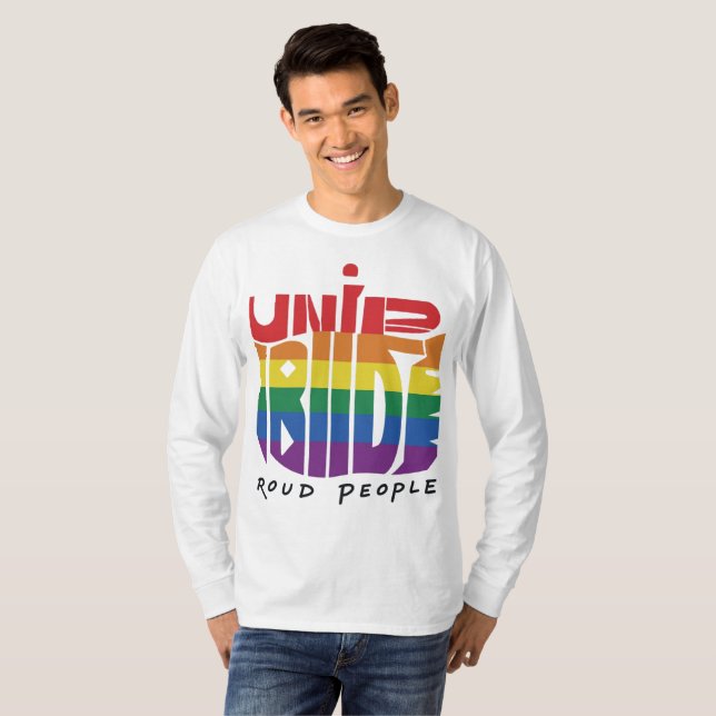 T-shirt "Une Fierté Unie" (Devant entier)