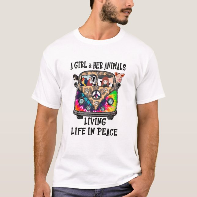 T-shirt Une fille (Devant)