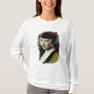 T-shirt Une fille avec un masque noir