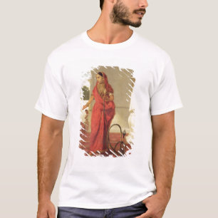 T-shirt Une fille de danse indienne avec un narguilé, 177