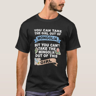 T-shirt Une fille de Mongolie Relocation de Mongolie
