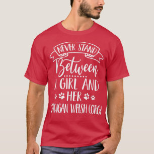 T-shirt Une Fille Et Son Cardigan Welsh Corgi Maman Chien 