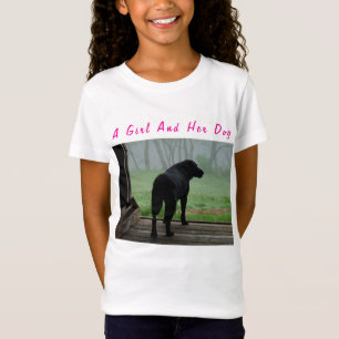 T-Shirt Une fille et son chien