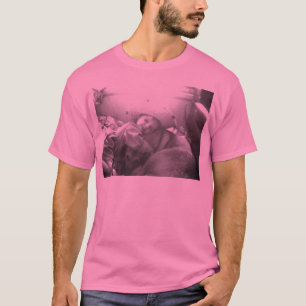 T-shirt Une fille et son chien B&W Photo