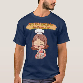 T-shirt Une Fille Qui Aime Faire Un Humour Drôle Graphique
