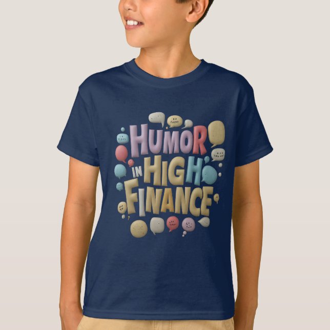 T-shirt Une finance humoristique (Devant)