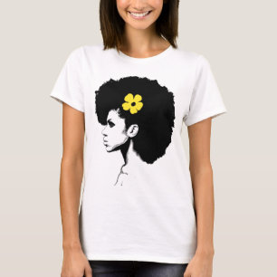 T-shirt Une Fleur Jaune