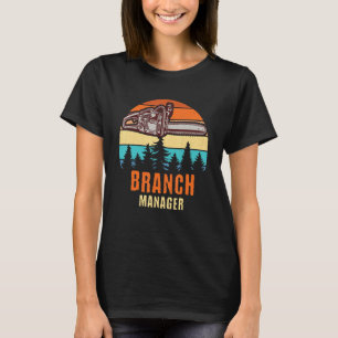 T-shirt Une fois bûcheron vous ne redevenez jamais bûchero
