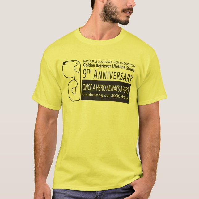 T-shirt Une fois Héros Toujours un Héros de couleur claire (Devant)