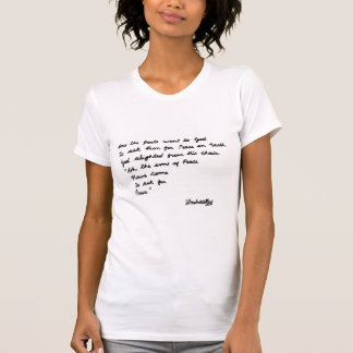 T-shirt Une fois que les poètes allèrent à Dieu