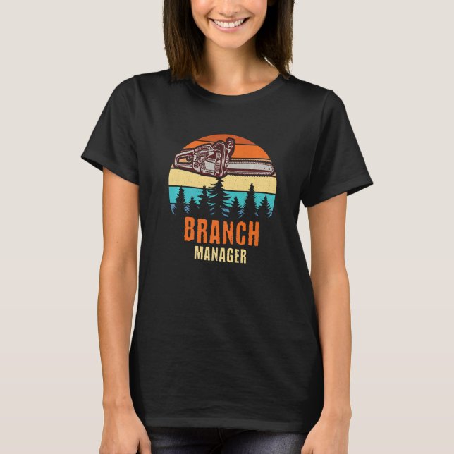 T-shirt Une fois que vous bûcheron vous ne Lumberback Axes (Devant)