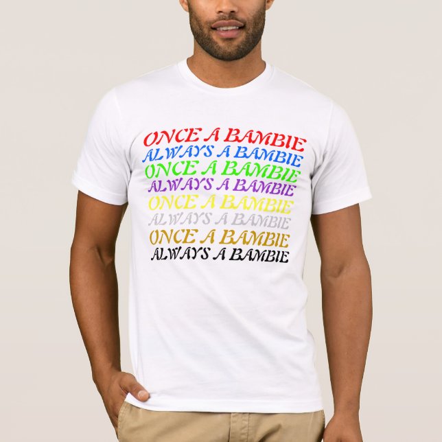 T-shirt Une fois un Bambie (Devant)