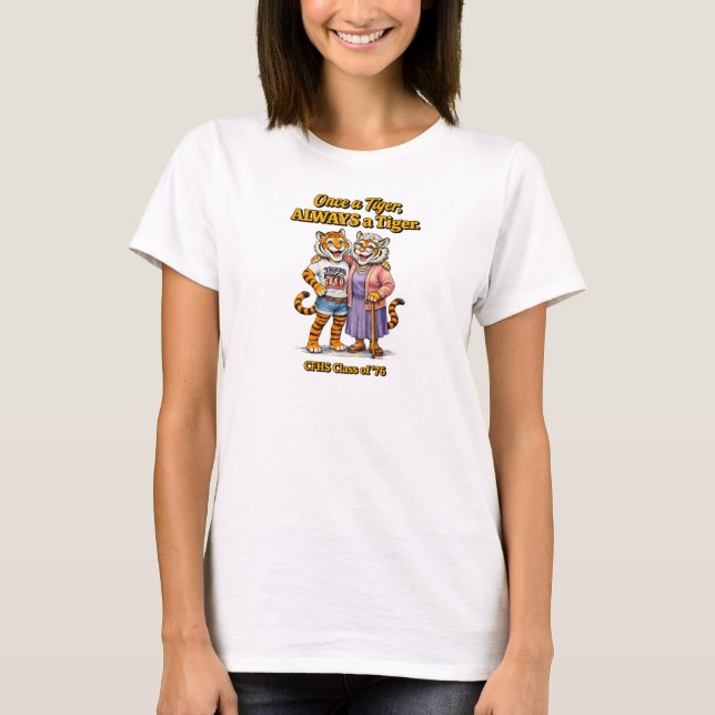 T-shirt Une fois un Tigre (W) (Devant)