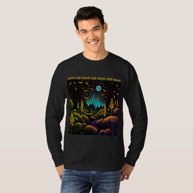 T-shirt Une forêt (Devant entier)