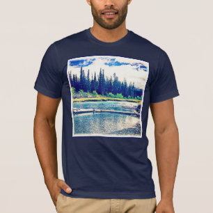 T-shirt Une Forêt Sauvage Canadienne Majestueuse. Commande