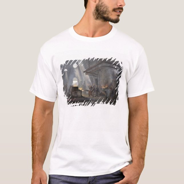 T-shirt Une forge, 1893 (Devant)