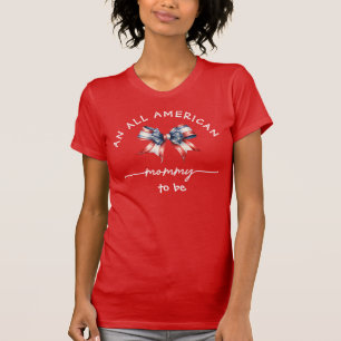 T-shirt Une future maman tout ce qu'il y a de plus américa