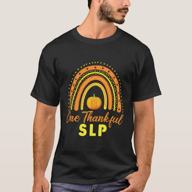 T-shirt Une Gorge Leopard Rainbow Thanksgiving Spee (Devant)