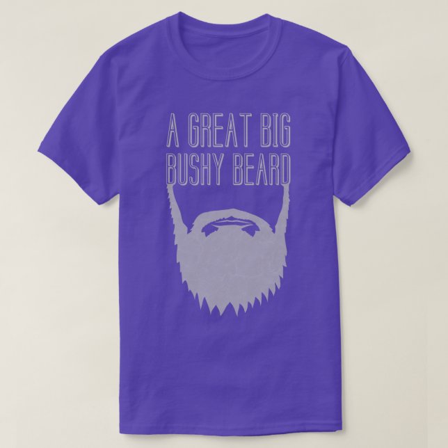 T-shirt Une grande barbe broussailleuse 2 (Design devant)