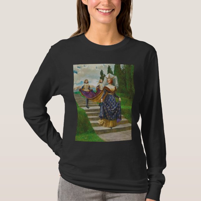 T-shirt Une Grande Dame, v. 1910 par John Collier (Devant)