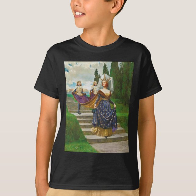 T-shirt Une Grande Dame, v. 1910 par John Collier (Devant)