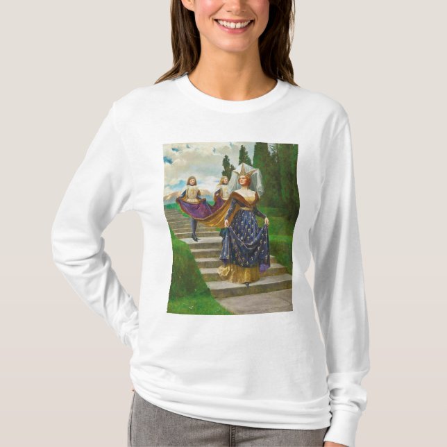 T-shirt Une Grande Dame, v. 1910 par John Collier (Devant)