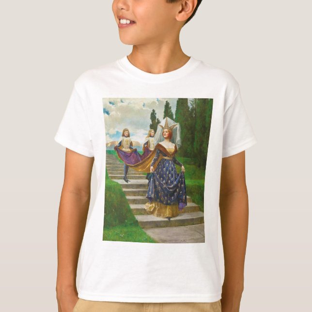T-shirt Une Grande Dame, v. 1910 par John Collier (Devant)