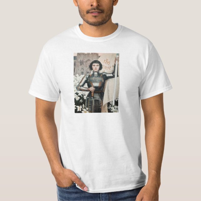 T-shirt Une gravure de Jeanne d'Arc en 1903 (Devant)