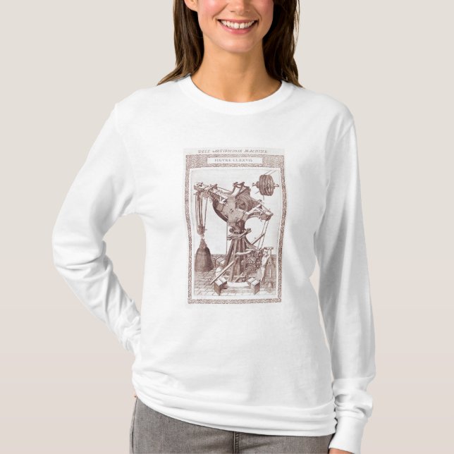T-shirt Une grue (Devant)