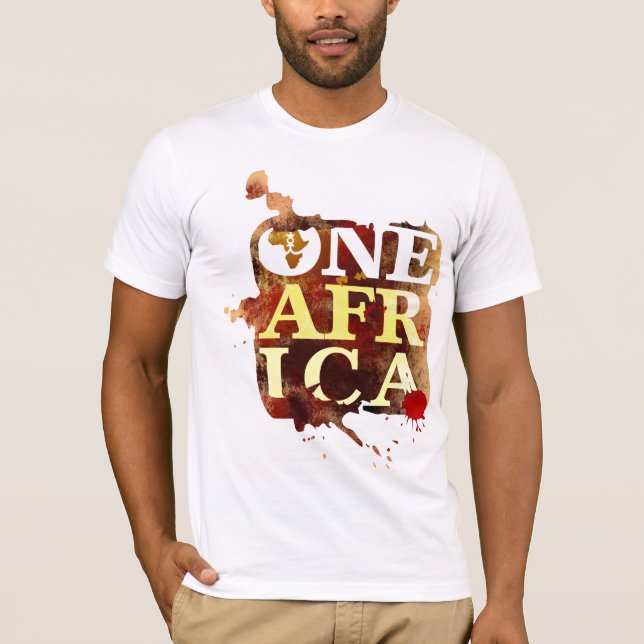 T-shirt Une grunge de l'Afrique (Devant)