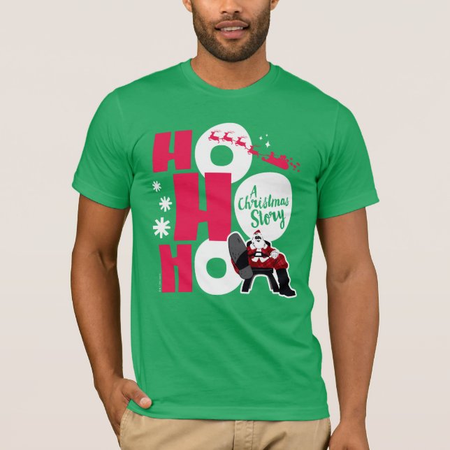 T-shirt Une histoire de Noël | Ho Ho Ho (Devant)
